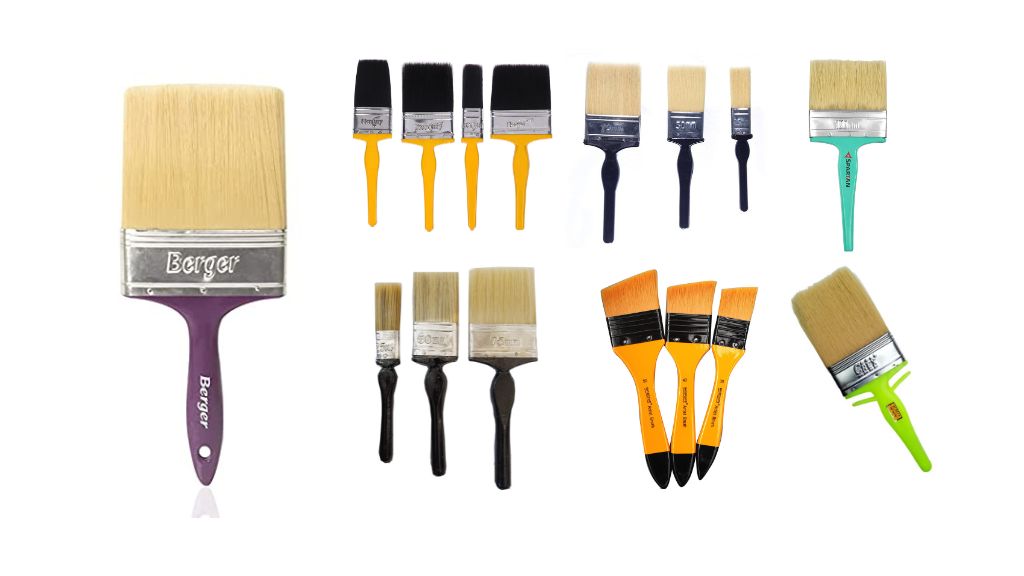 Buy Berger Paint Brush for Oil & Water Based Paint, Size: 4 inch