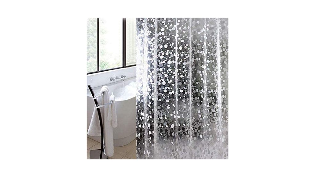 Glittering Bathroom Curtains