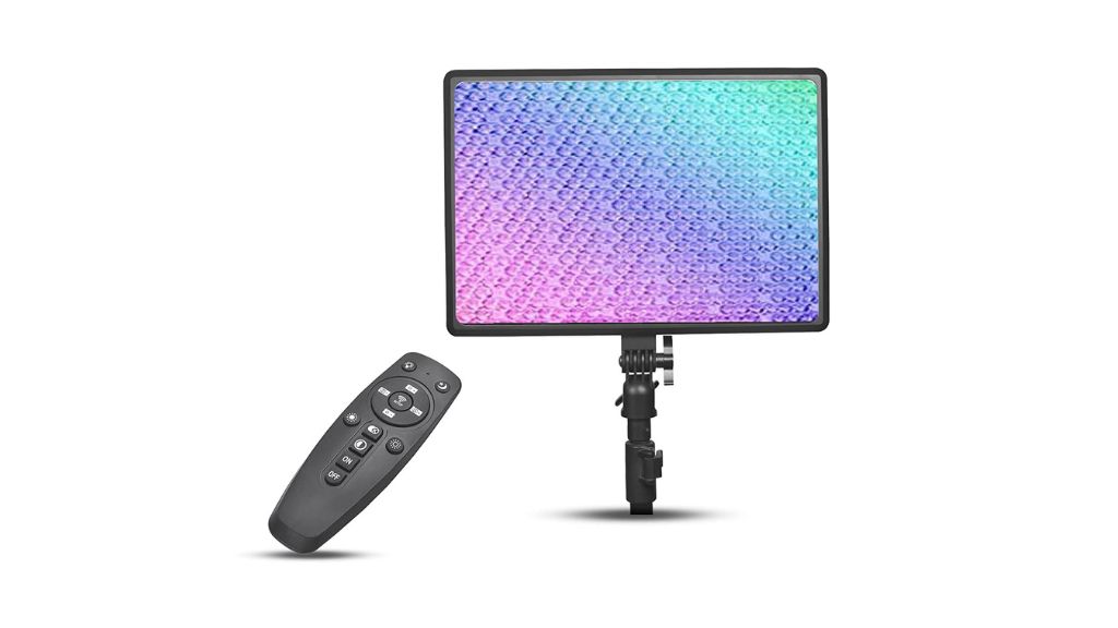 Digitek Professional LED Video Light with Bi-Color & RGB Effects and Remote...