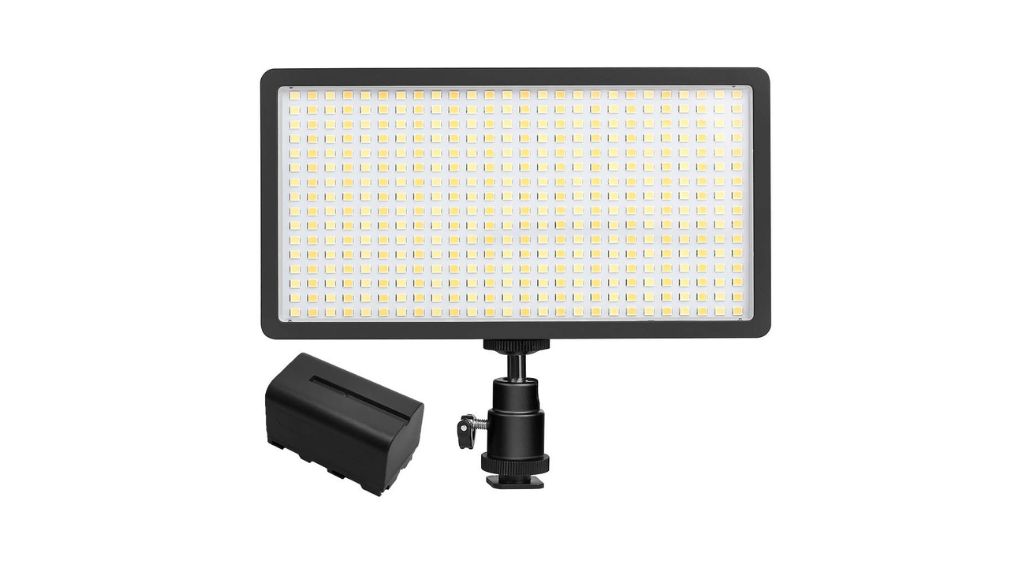 DIGITEK® LED D416 Professional Video Light & NP-750 Li-ion Battery with Micro...